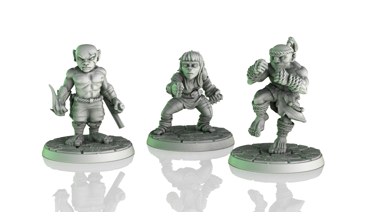 Halfling Monks