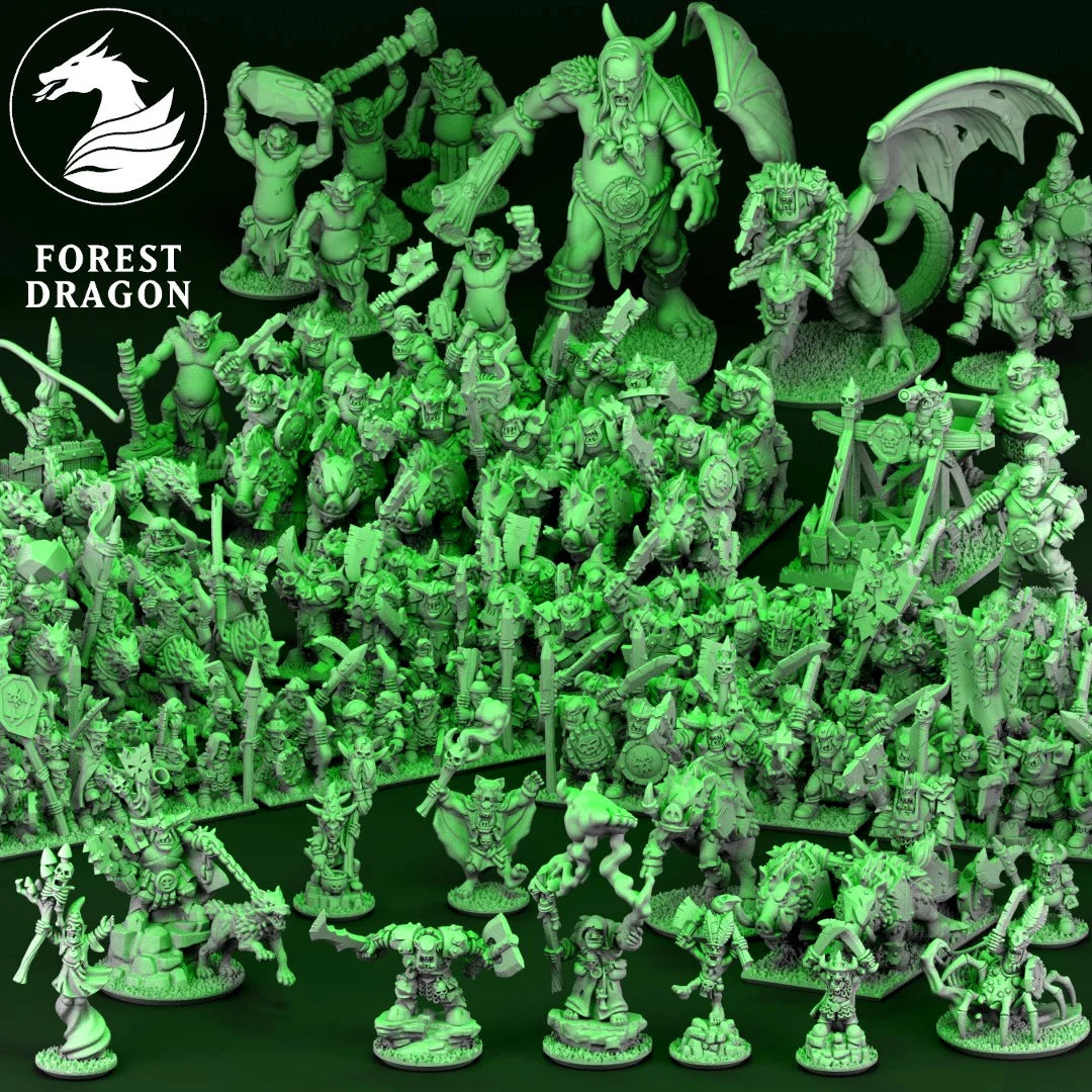 Orcs and Goblins Army Deal 10MM Scale