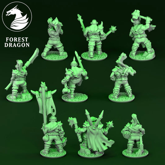 Orcs and Goblins - Ogres 10MM Scale