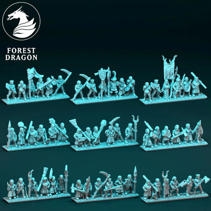 Chivalric Knights Army Deal 10MM Scale