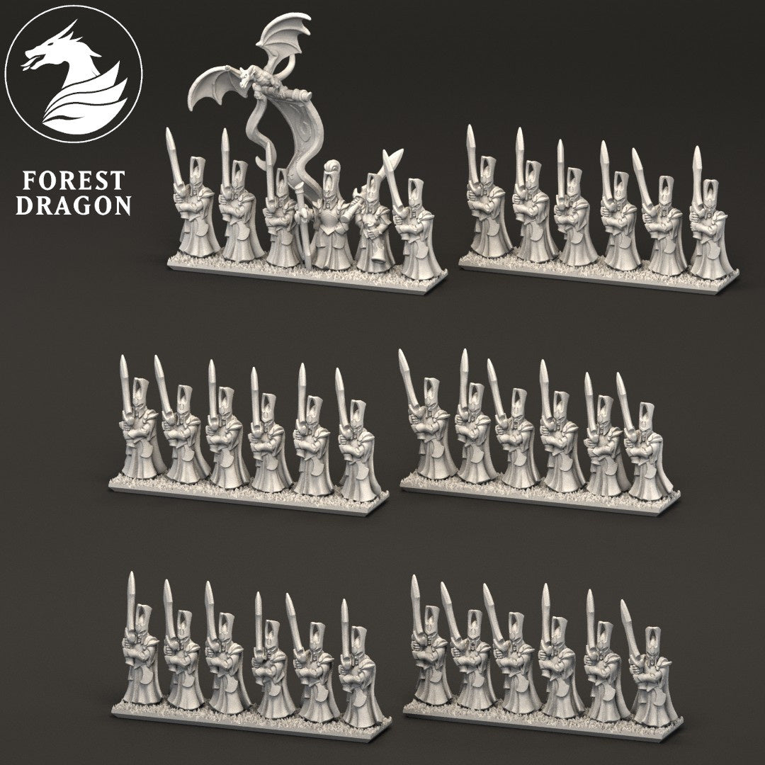 Aurethil Court - Sword Infantry 10MM Scale