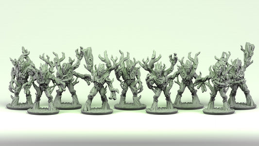 Wood Elves - Greater Forest Spirits Regiment 10MM Scale
