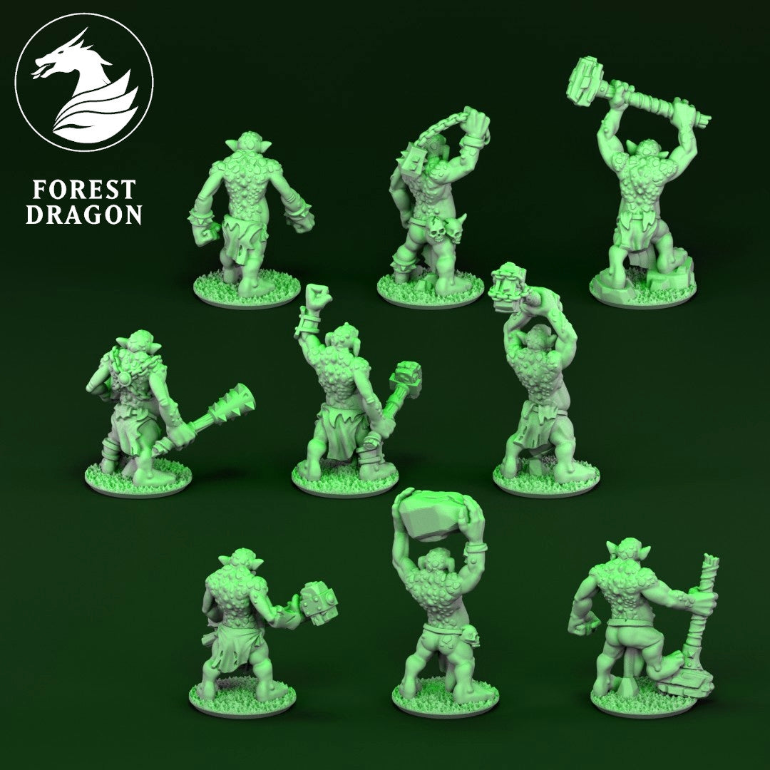Orcs and Goblins - Trolls 10MM Scale