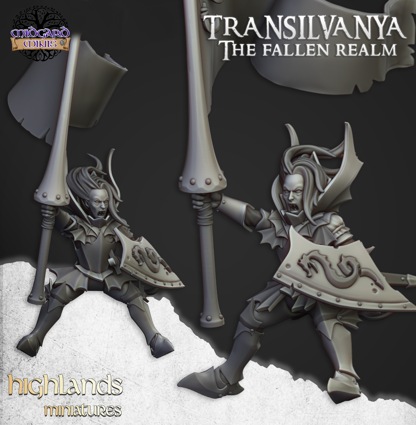 Vampire Lord on Zombie Dragon