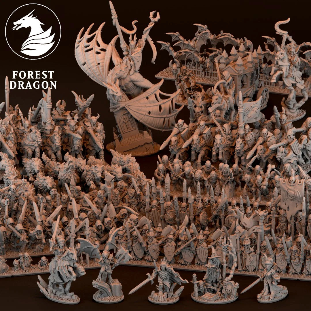 Vampire Army Deal 10MM Scale