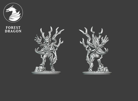 Wood Elves - Forest Spirit Hero 10MM Scale