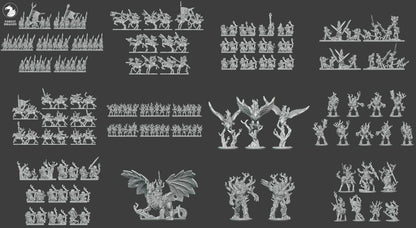 Wood Elves Army Deal 10MM Scale