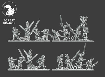 Wood Elves Army Deal 10MM Scale