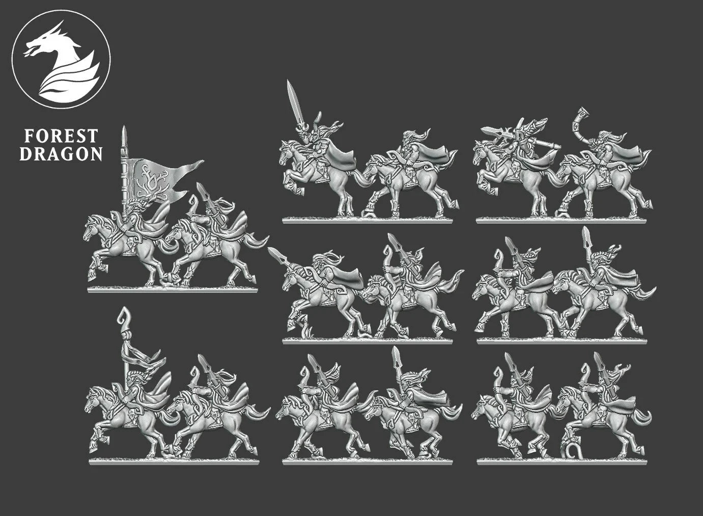 Wood Elves Army Deal 10MM Scale