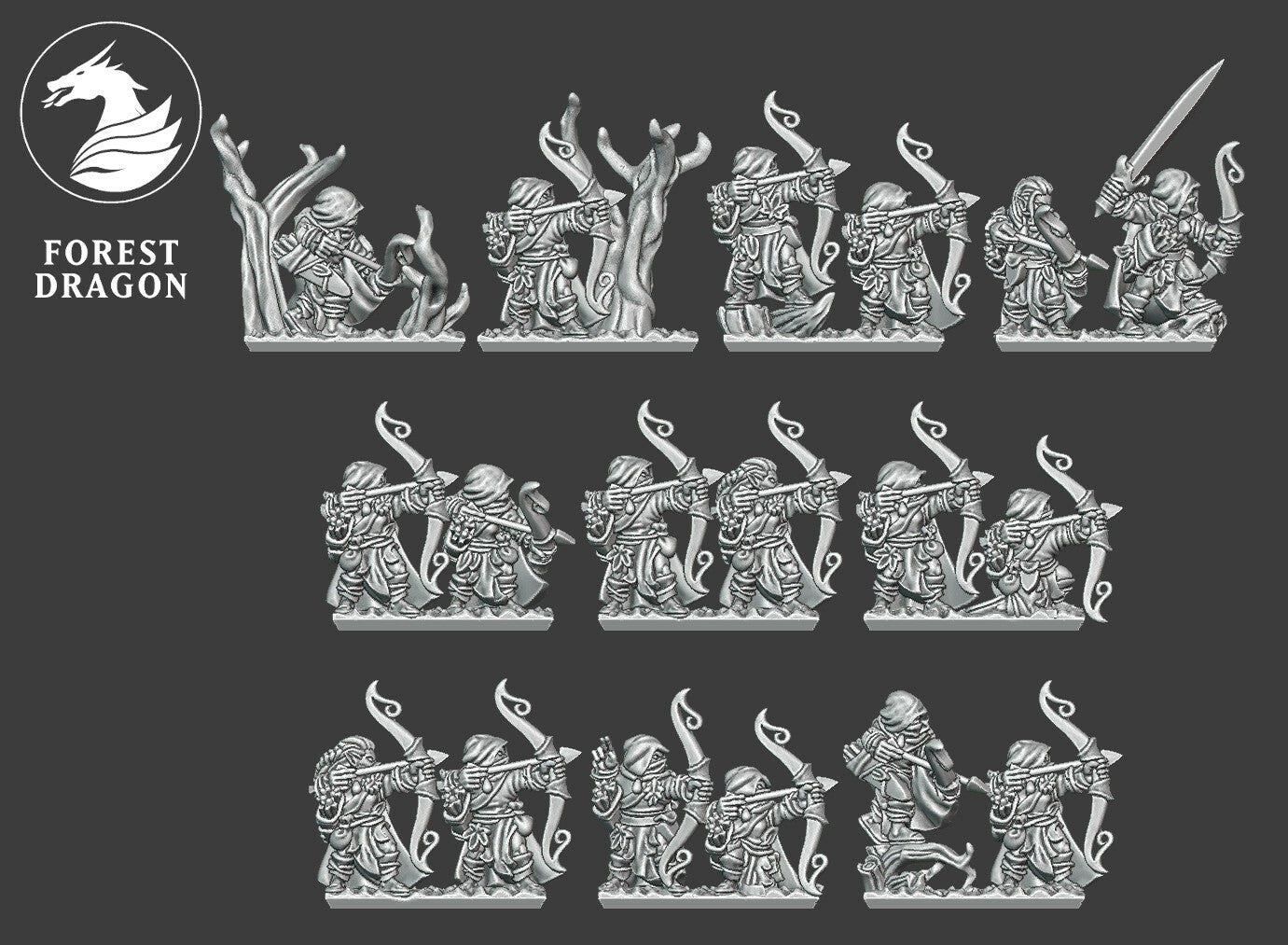 Wood Elves Army Deal 10MM Scale