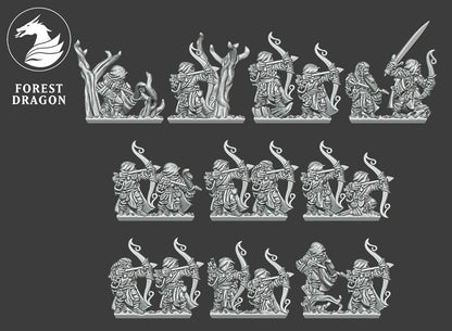 Wood Elves Army Deal 10MM Scale