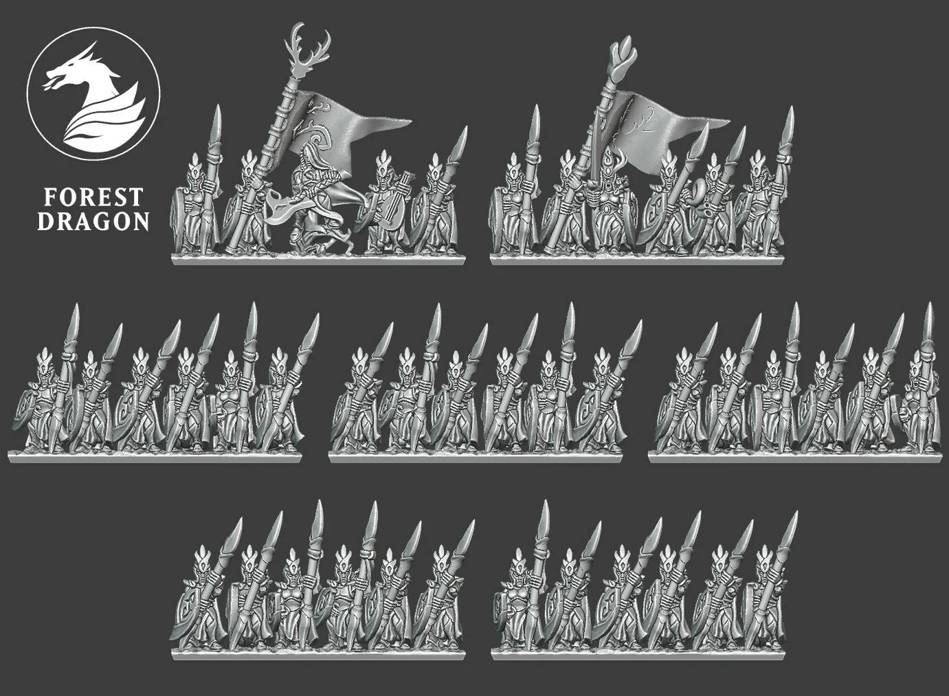 Wood Elves Army Deal 10MM Scale