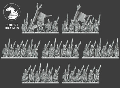 Wood Elves Army Deal 10MM Scale